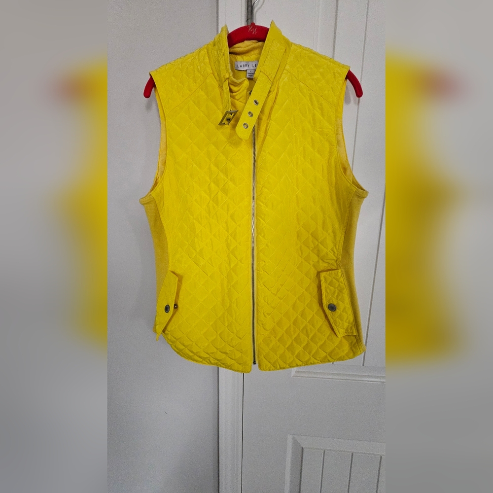 Slightly Worn Yellow Vest